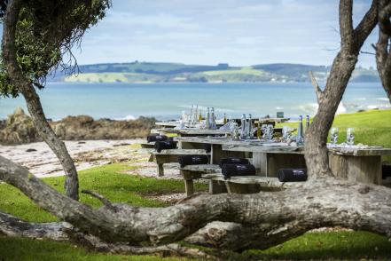 Kauri Cliffs Pink Beach BBQ